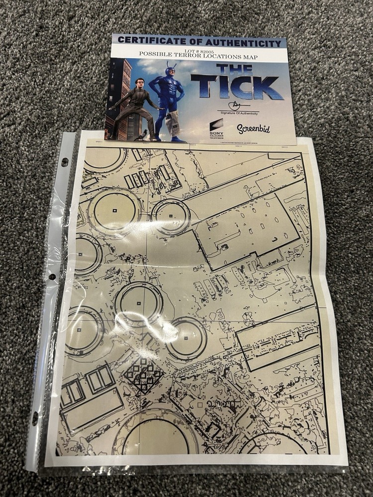 Screen Used Terror Location Map The Tick