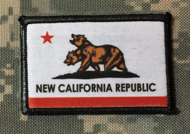 Cascadian Rifles NCR Flag Morale Patch Tactical New California Republic