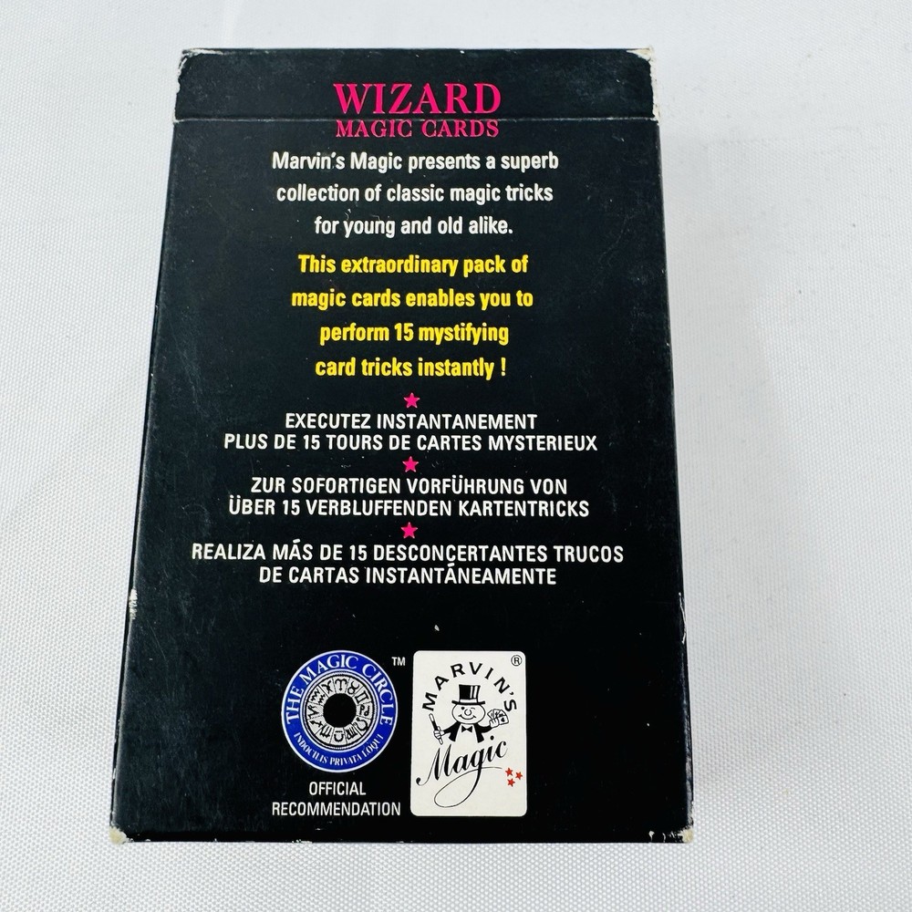 Marvin's Magic Svengali Magic Cards Deck Sealed