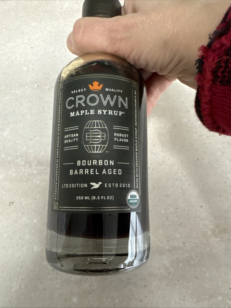 Crown Maple Syrup Bourbon Barrel Aged 8.5 Fl Oz