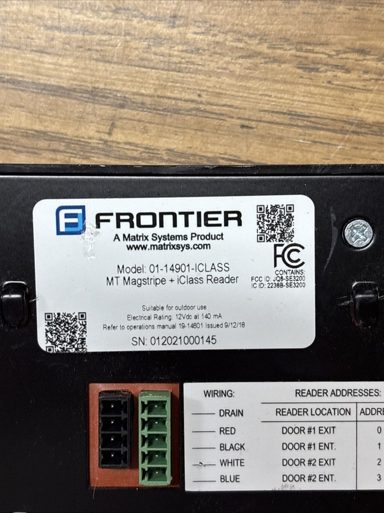 Frontier 01-14901-ICLASS iClass Reader