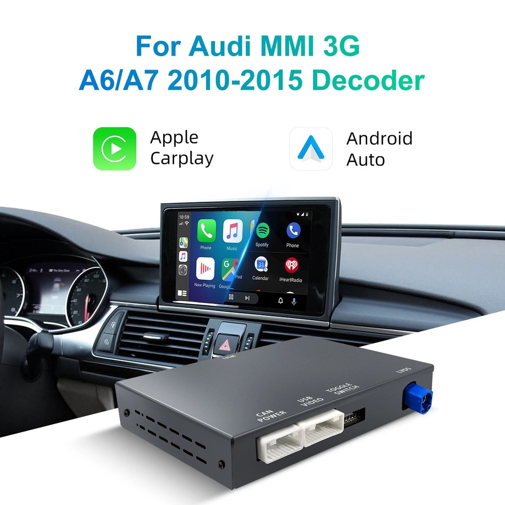 OEM Screen Upgrade Decoder Box for Audi A6/A7 2010-2015 MMI 3G 6.5"/7" Screen