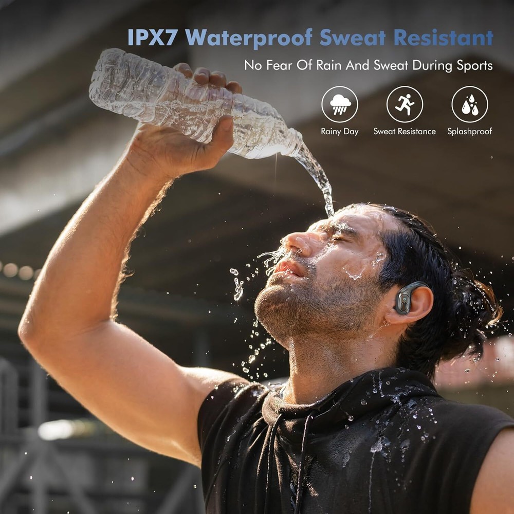 Bluetooth Earbuds 75H Playtime IP7 Waterproof for Running