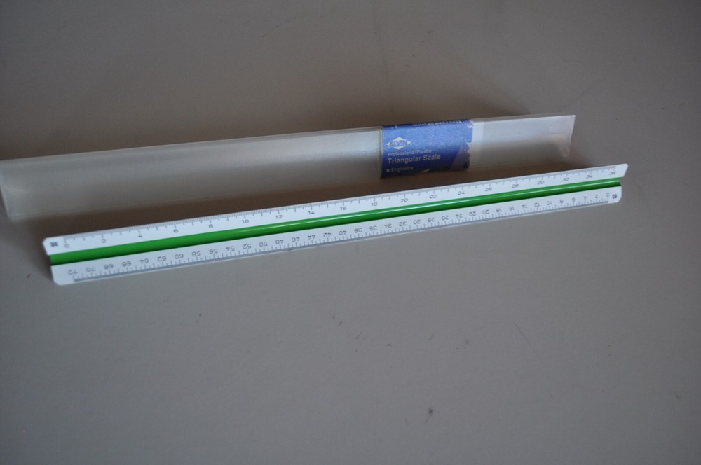 Alvin 3 sided Engineer Scale No 241P FREE SAME DAY SHIPPING