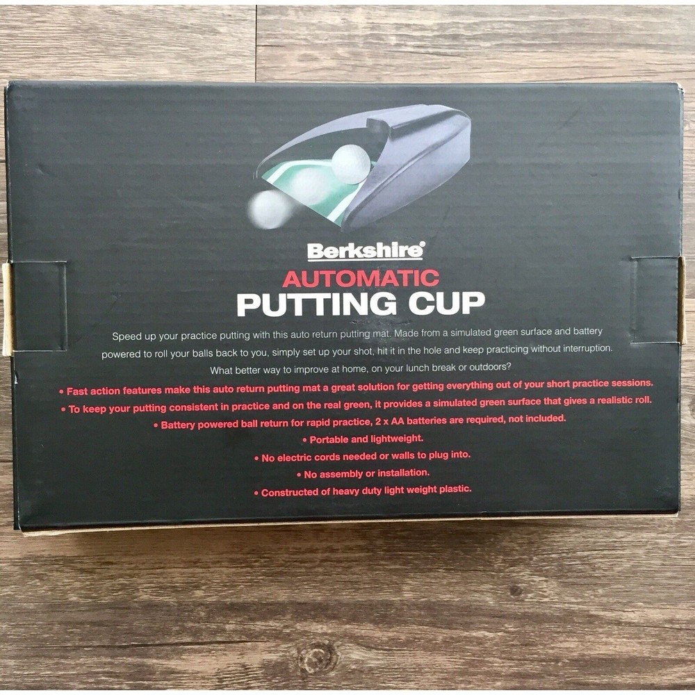 New Berkshire Automatic Putting Cup Golf Open Box