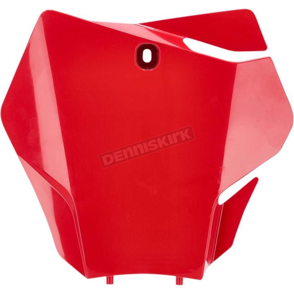 Acerbis Red Front Number Plate - 2872760004