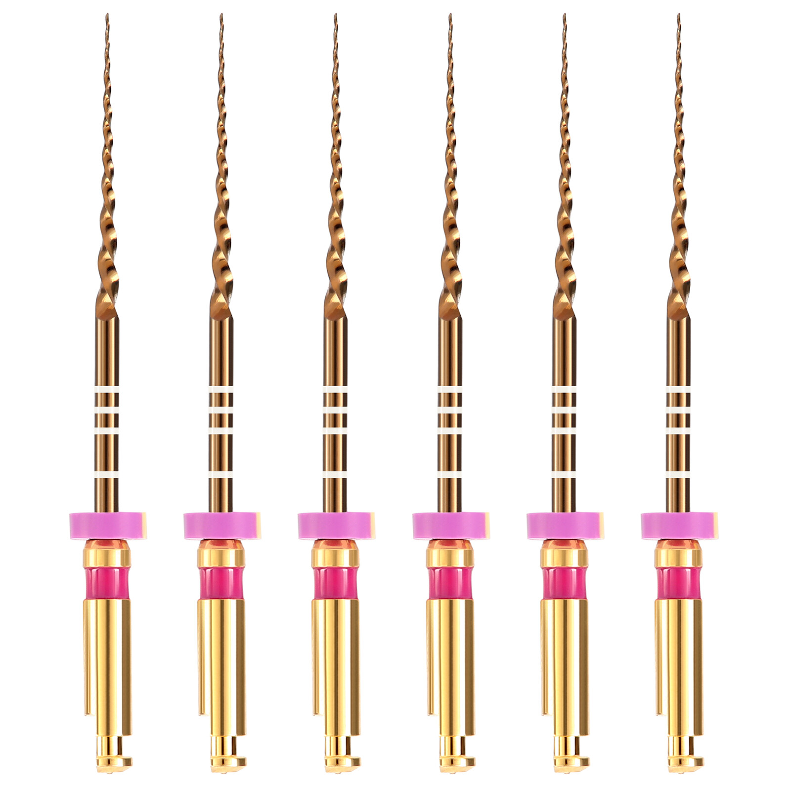 JMU Endodontic Dental PT-Gold Super Endo Files Rotary NITI Files 21/25/31mm 6pcs