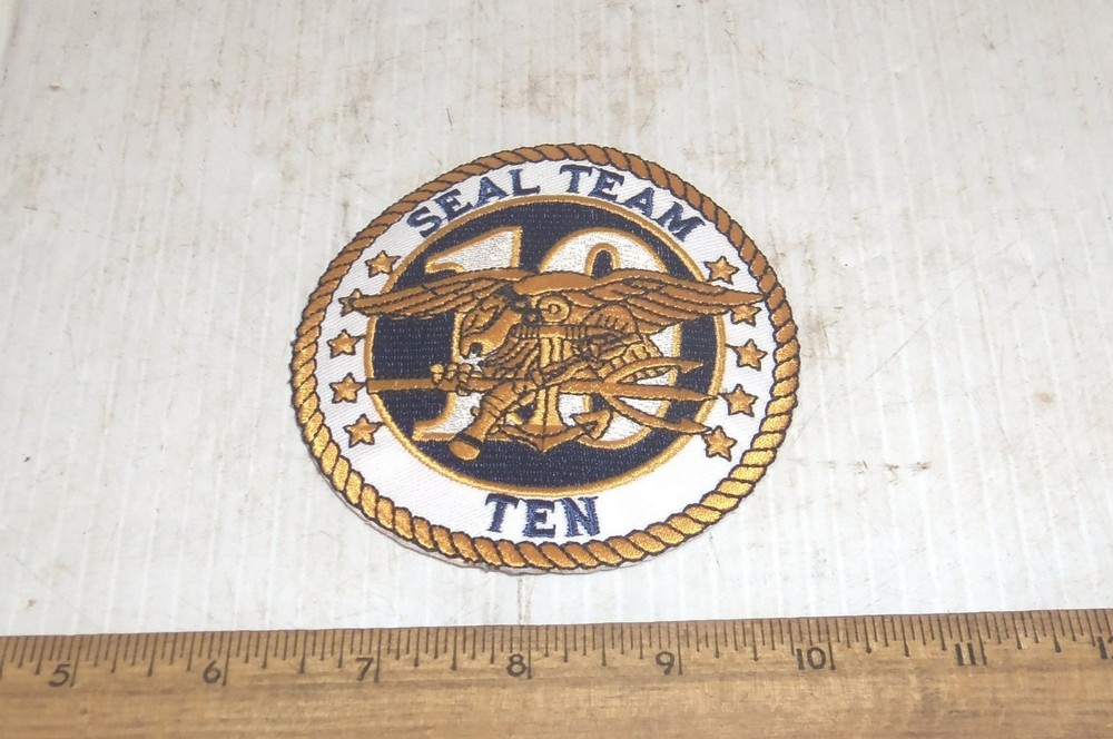 Large US Navy - Seal Team Ten Embroidered Patch