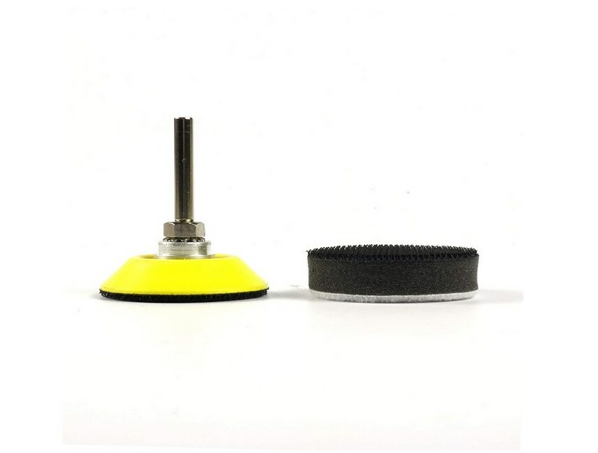 3 pack 2"(50mm) Hook and Loop Sanding Pad+soft foam Layer Buffering Pad