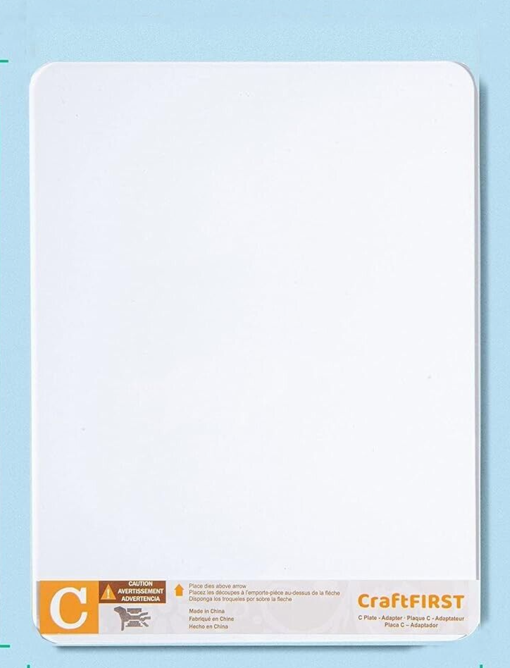 Plate C Compatible with Cuttlebug Die Cutting Machine 5.87X7.75″ 1 Plate, NEW