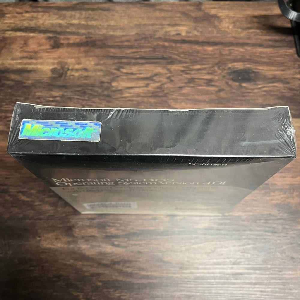 Microsoft MS-DOS 4.01 Operating System Version 5.25 Disks (SEALED)