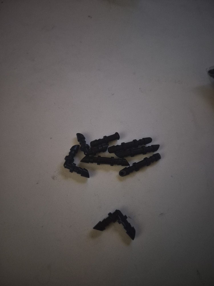 50 Pc Single Barbed 1/4" For Sprinkler Irrigation System