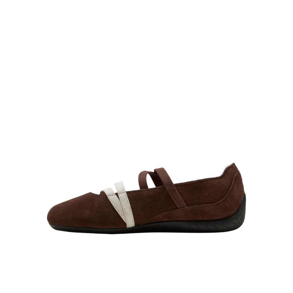 PUMA Speedcat Ballet Suede Youth Girls Brown Flats Casual 40613204