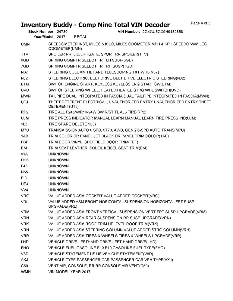 Used Blind Spot Detection System Warning Control Module fits: 2017 Buick Regal D