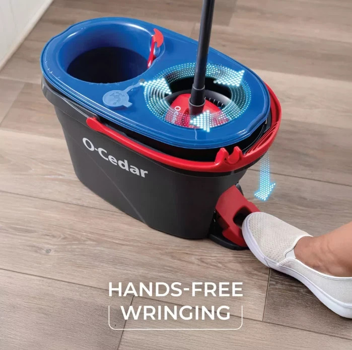 O-Cedar RinseClean Spin Mop & Bucket System, NEW