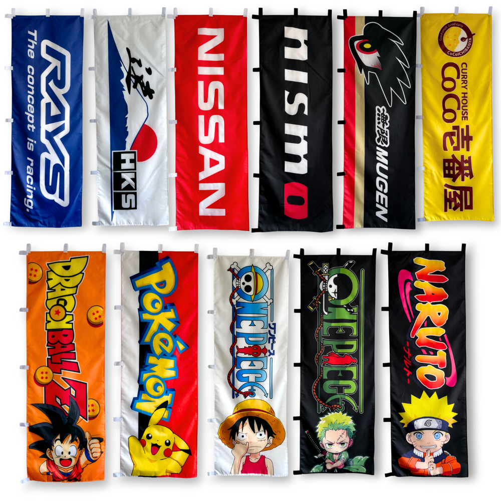 DISCOUNTED PREMIUM JDM NOBORI FLAGS
