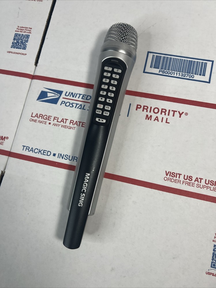 Magic Sing EX190 Wireless Karaoke Microphone only - MINT - SAME DAY- WARRANTY