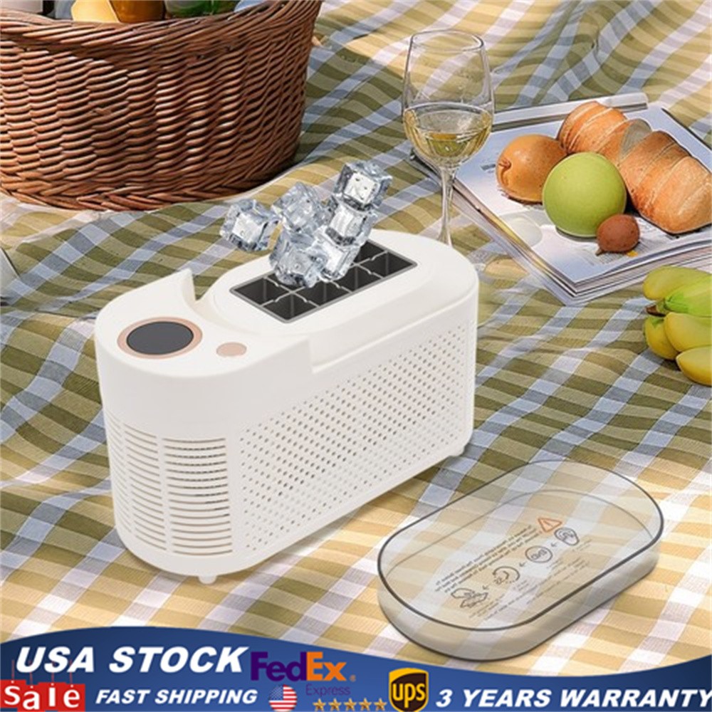 Mini Ice Maker Mini Countertop Ice Maker Compact Ice Machine for Home/Car/Travel