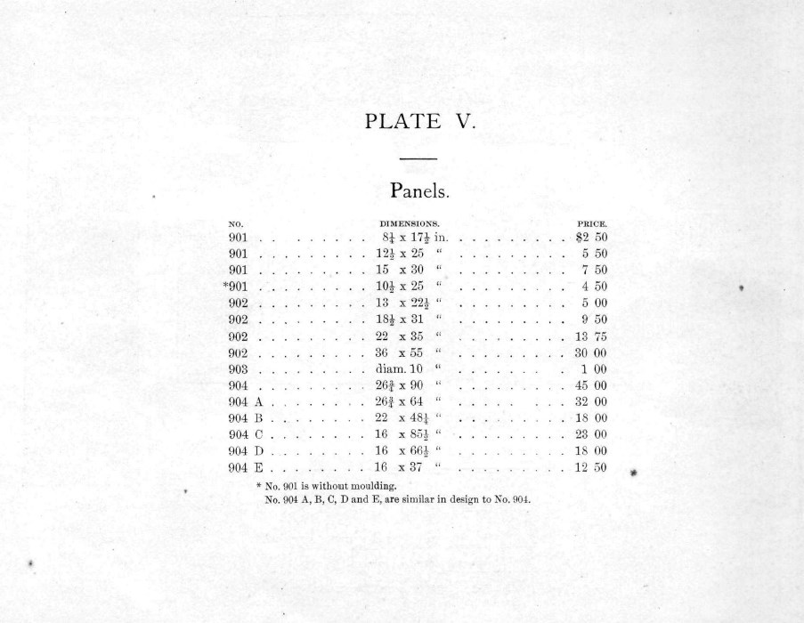 Perth Amboy Terra-Cotta Co (1895) CATALOG Architecture Building Ceramic Samples