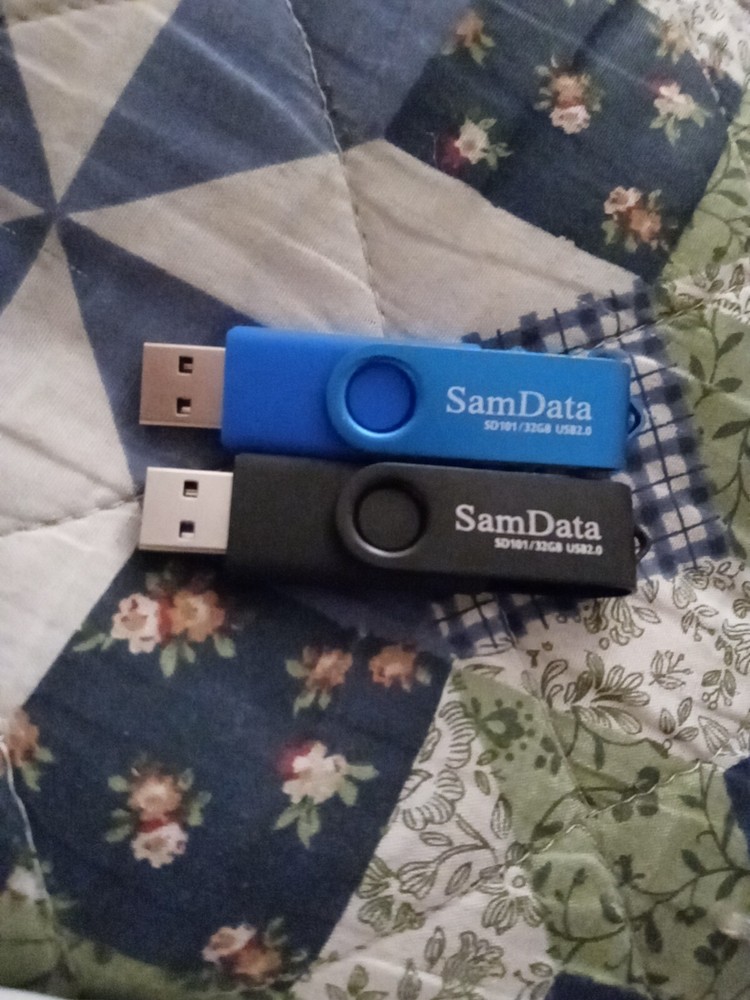 SamData 32GB USB Flash Drives 2 Pack 32GB Thumb Drives Memory Stick Jump Drive