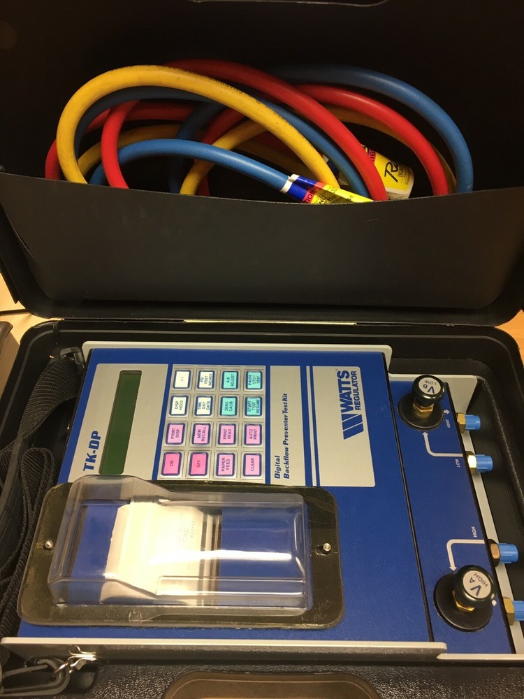 Watts TK-DP Computerized Digital Print-Out Test Kit for Backflow Prevention 