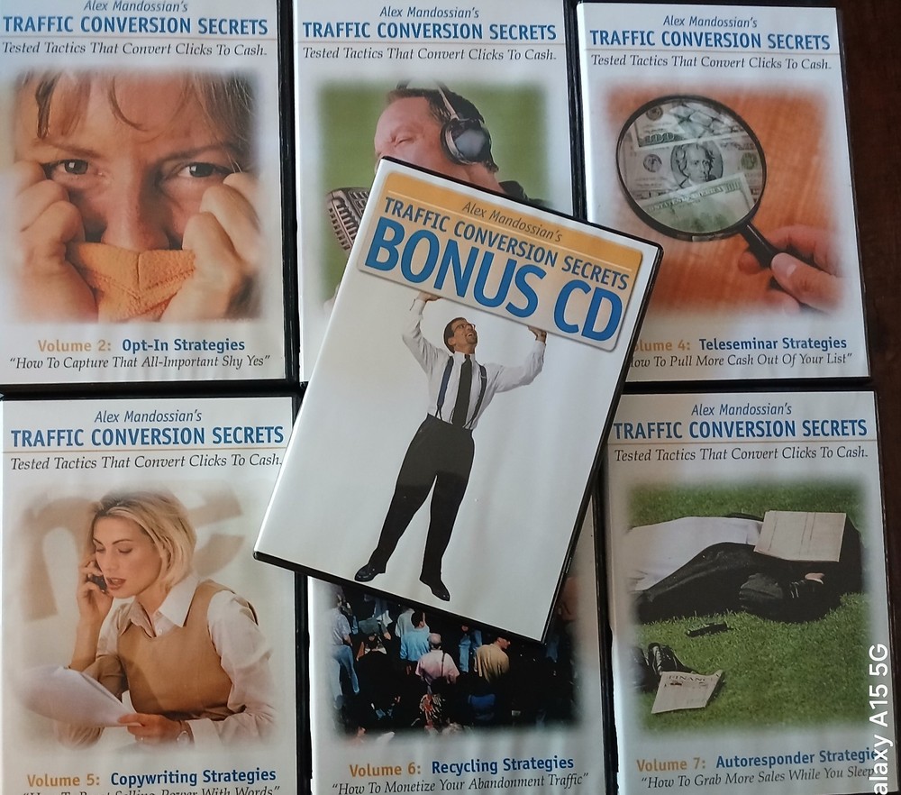 Alex Mandossian Traffic Conversion  Secrets 13 CDs(volume one Not Included)