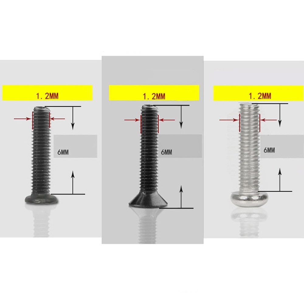 18 Kinds Miniature Screw Machine Model Kit Components Tiny Screws Assortment