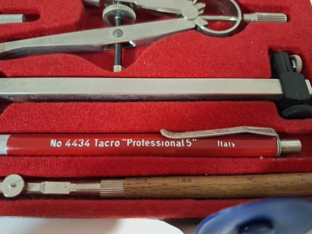Tacro Drafting Set, Made In Germany, Vintage 3688