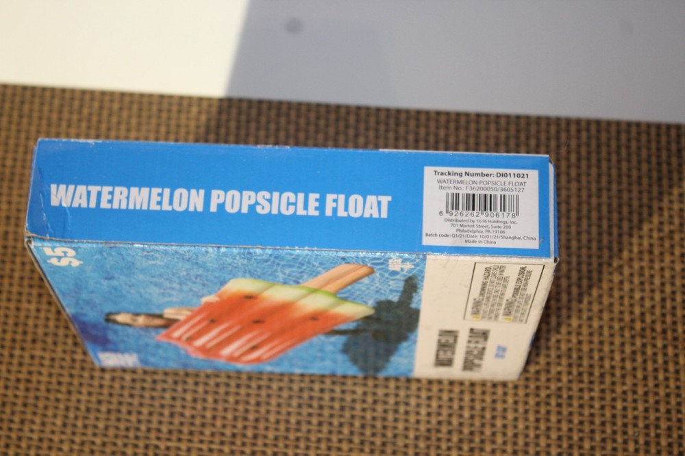 NIB High Five Watermelon Popsicle Inflatable Pool Float 59"x30" 2021
