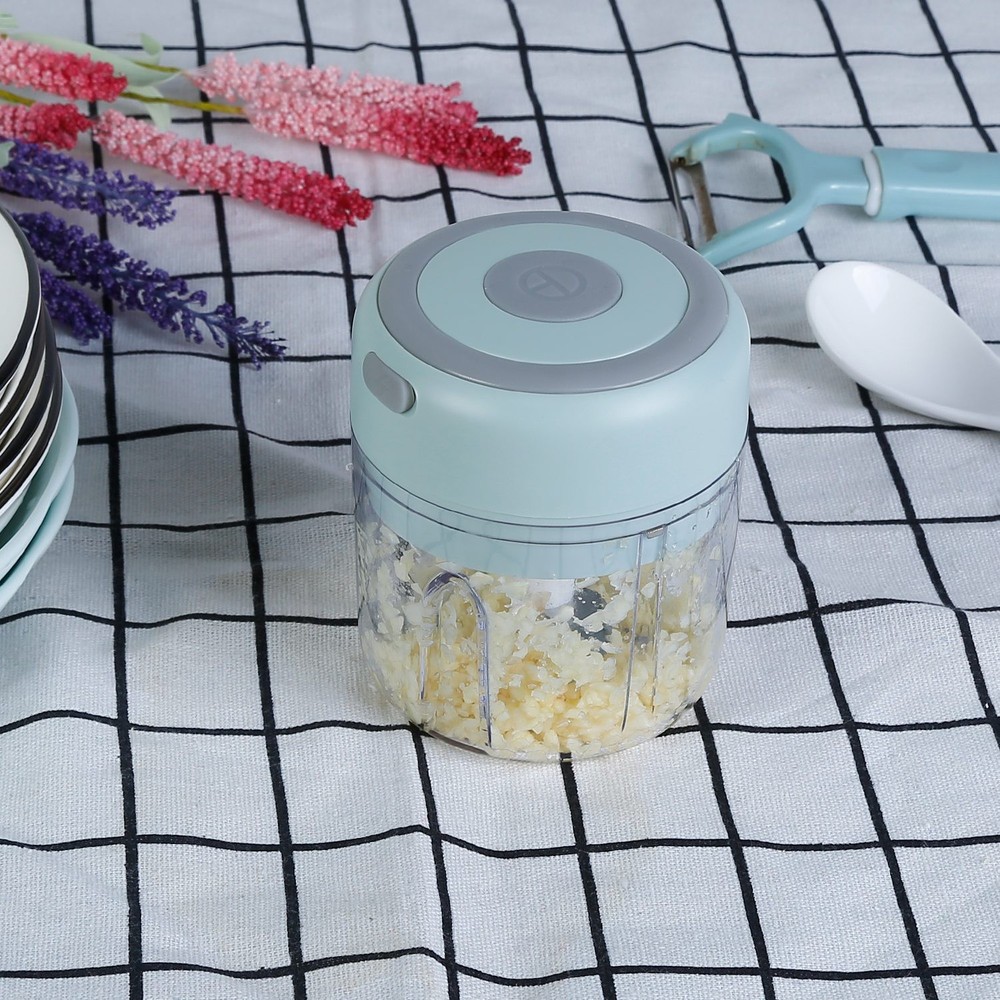Mini Electric Garlic Chopper 8.45OZ Rechargeable