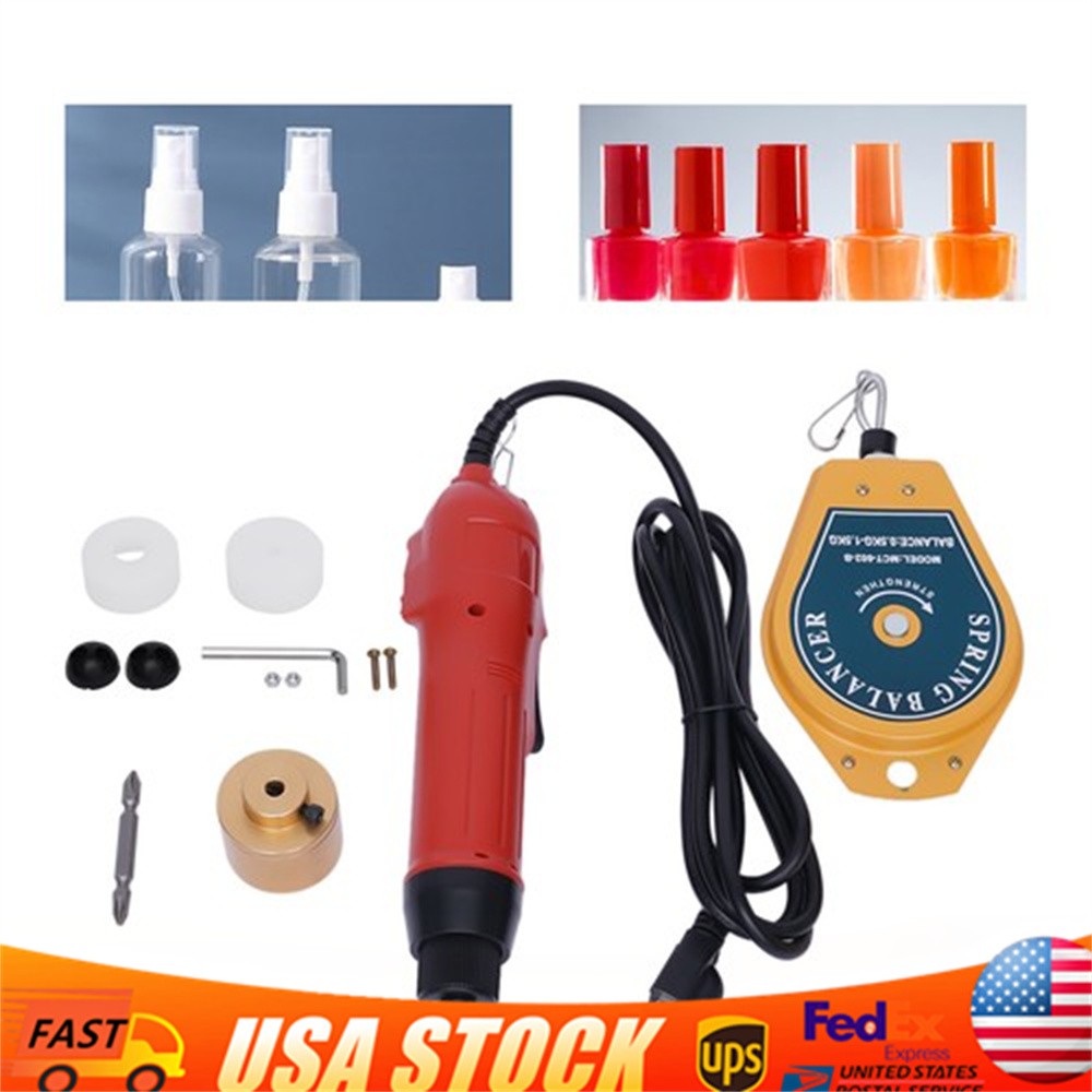 Electric Bottle Capping Machine Manual Screw Capper Cap Sealing Tool 10-30mm
