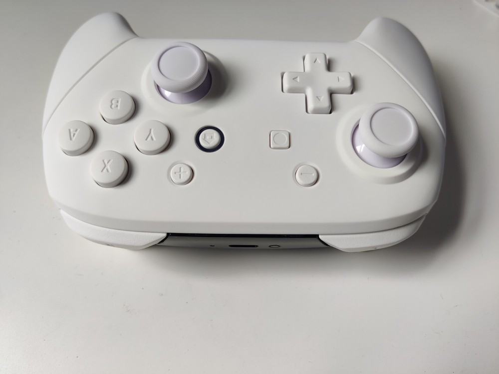Nintendo Switch Custom Solid White Pro Controller