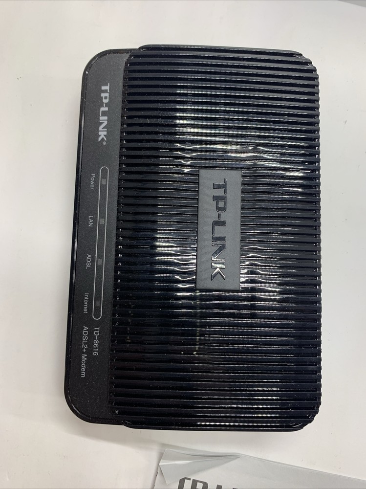 Used TP-Link ADSL2+ Modem 24Mbps Downstream Bandwidth TD-8616