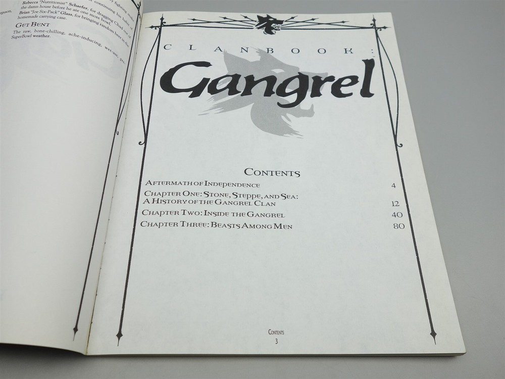Vampire - The Masquerade: Clanbook Gangrel (White Wolf)