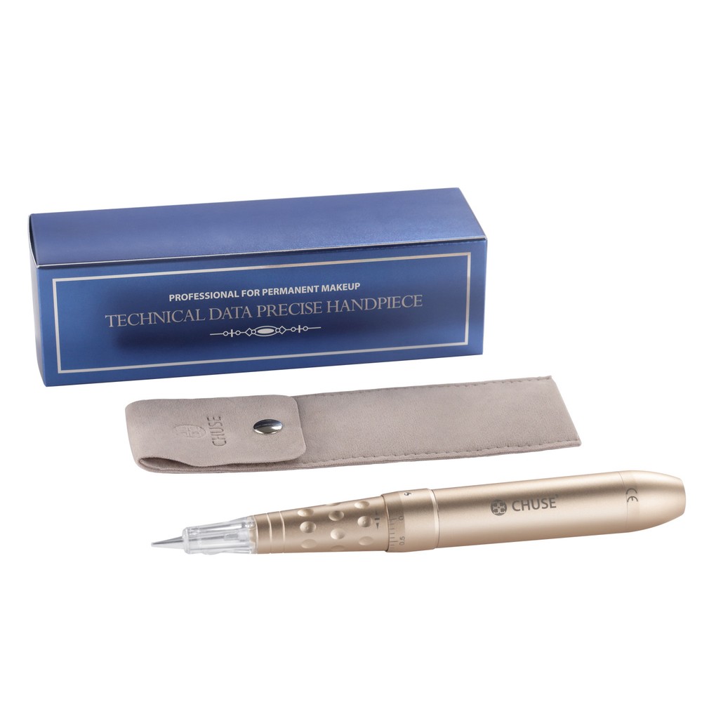 CHUSE C18 Mini Permanent Makeup Rotary Tattoo Pen Machine Kits Eyebrows Needles
