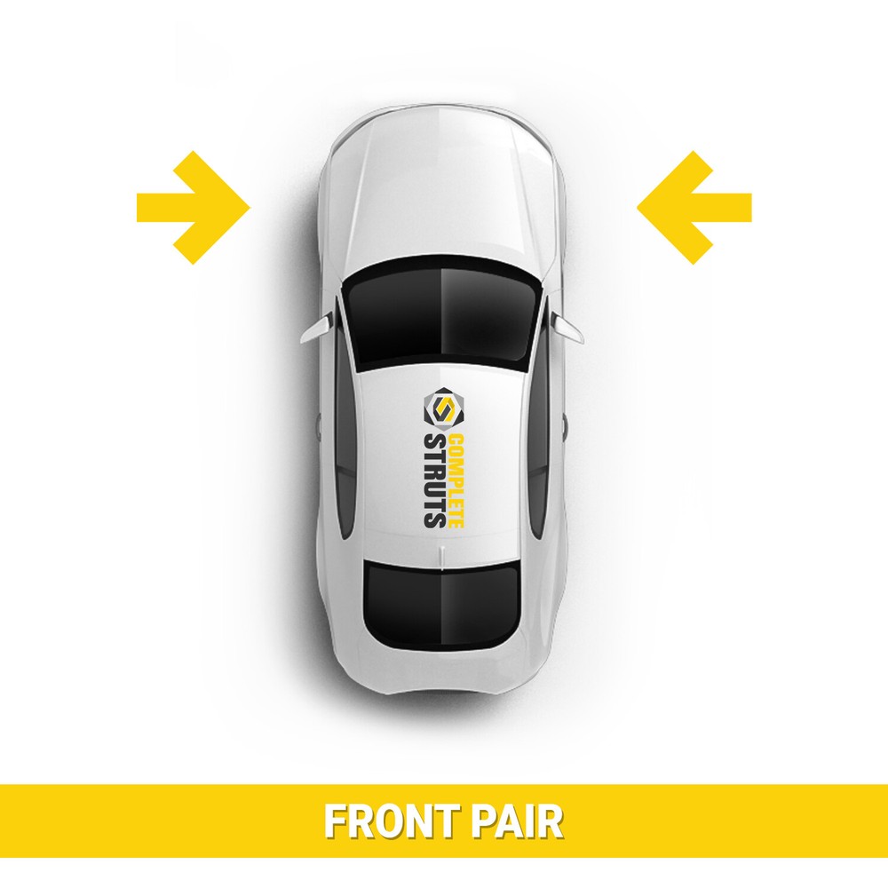 2017-2020 Chrysler Pacifica Front Pair Complete Struts & Coil Spring Assemblies