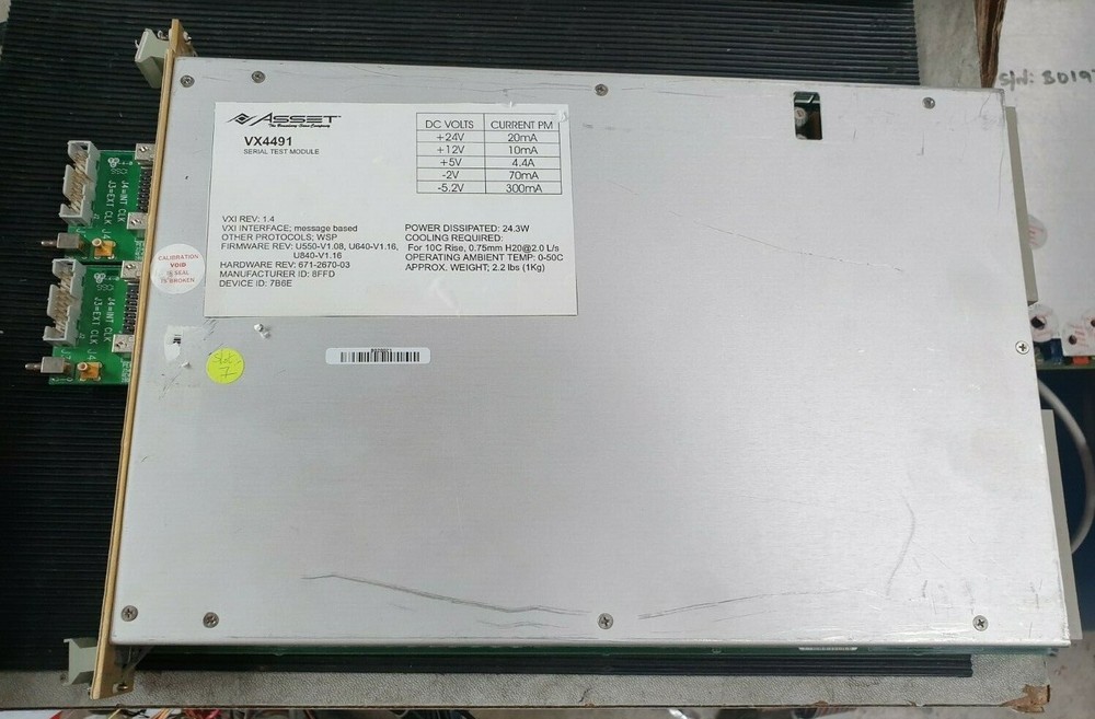 ASSET VX4491 VXI REV 1.4 SERIAL TEST MODULE