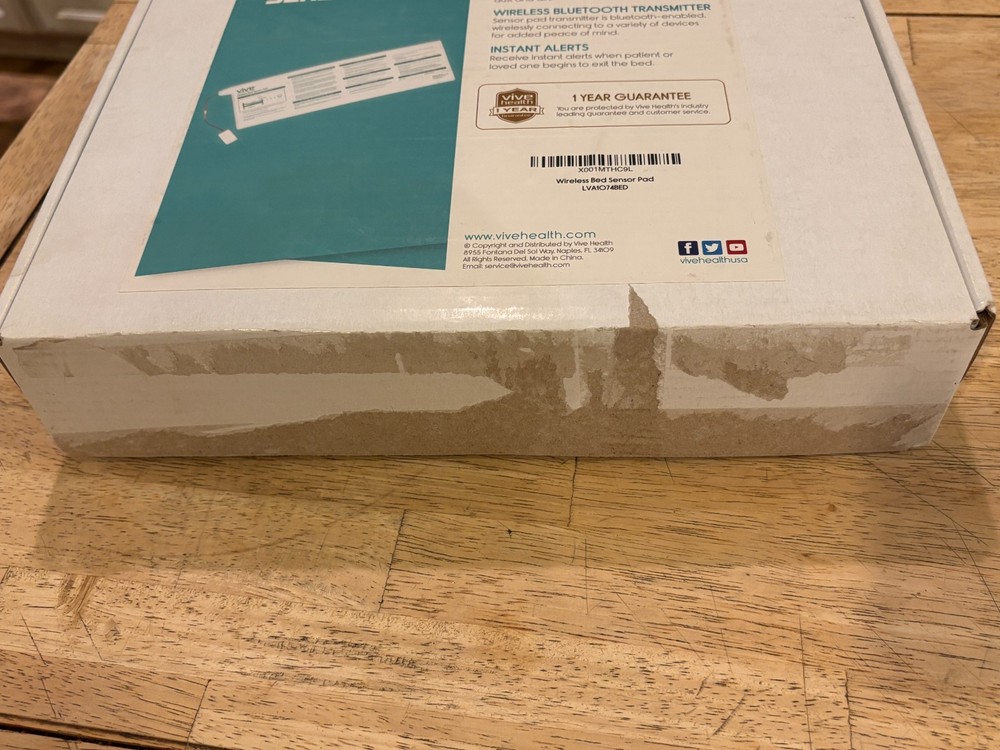 Vive - Wireless Bed & Chair Sensor Alarm Pads - Bluetooth-Enabled Transmitters