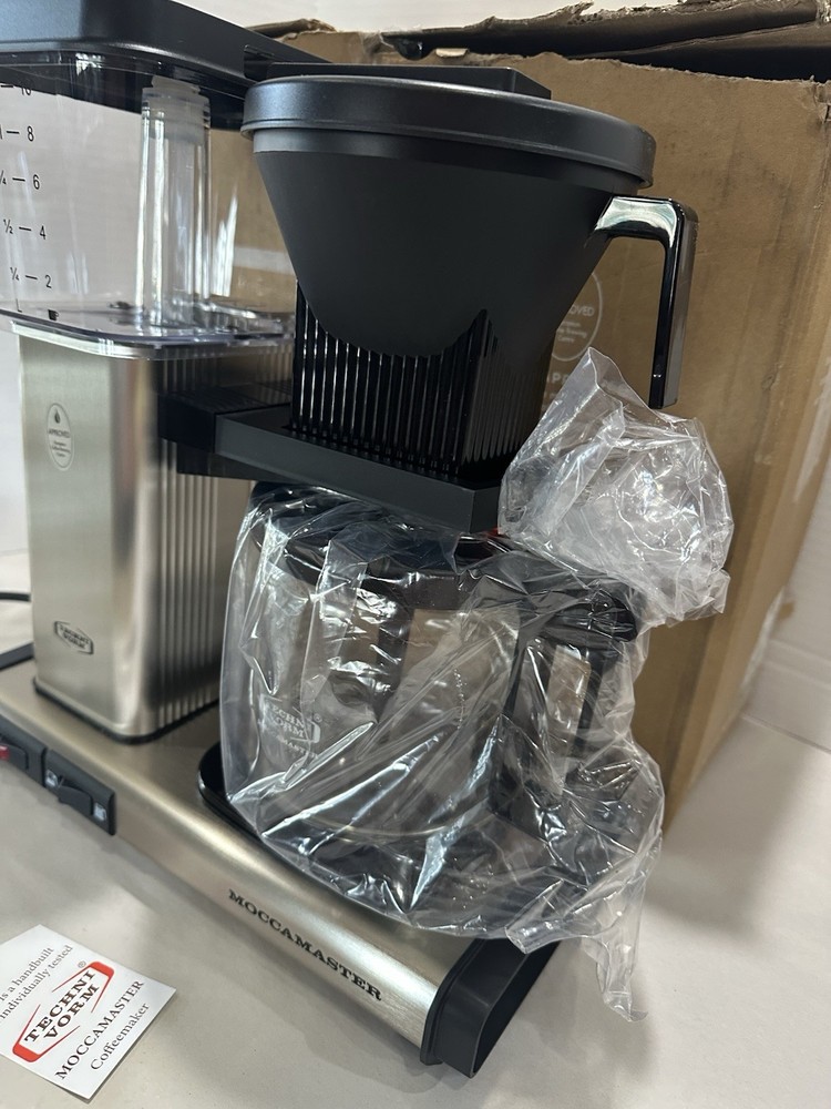 Technivorm MOCCAMASTER KBGV Coffee Maker Machine Brushed Silver 53940
