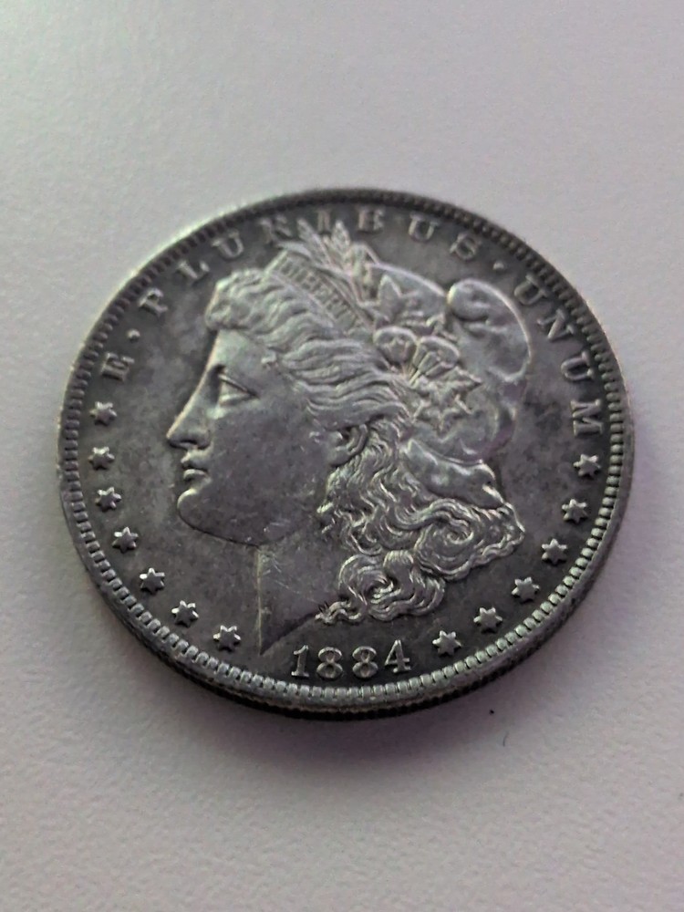 1884 morgan silver dollar coin