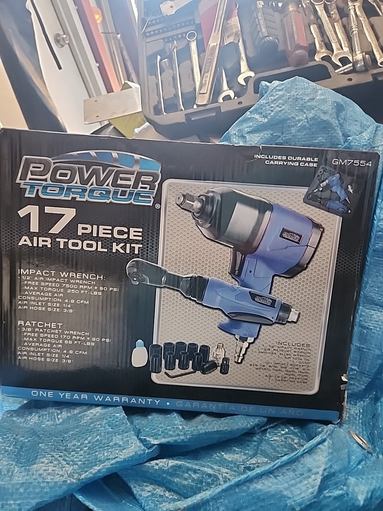 Power Torque 17 Piece Air Tool Kit