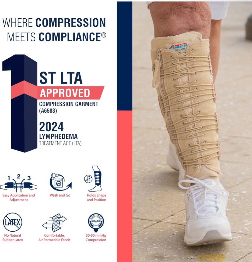 EXTREMIT-EASE Compression 30-50 mmHg Lower Leg Wrap SMALL / REGULAR Length NEW