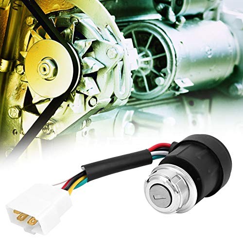 5 Wire Ignition Starter Switch with 2 Keys for 178F/186F Engine Air-Cooled