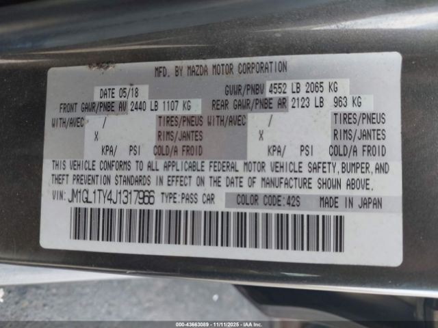 CONSOLE MTD CONTROLLER OEM 18-21 MAZDA 6 1YR WRNTY