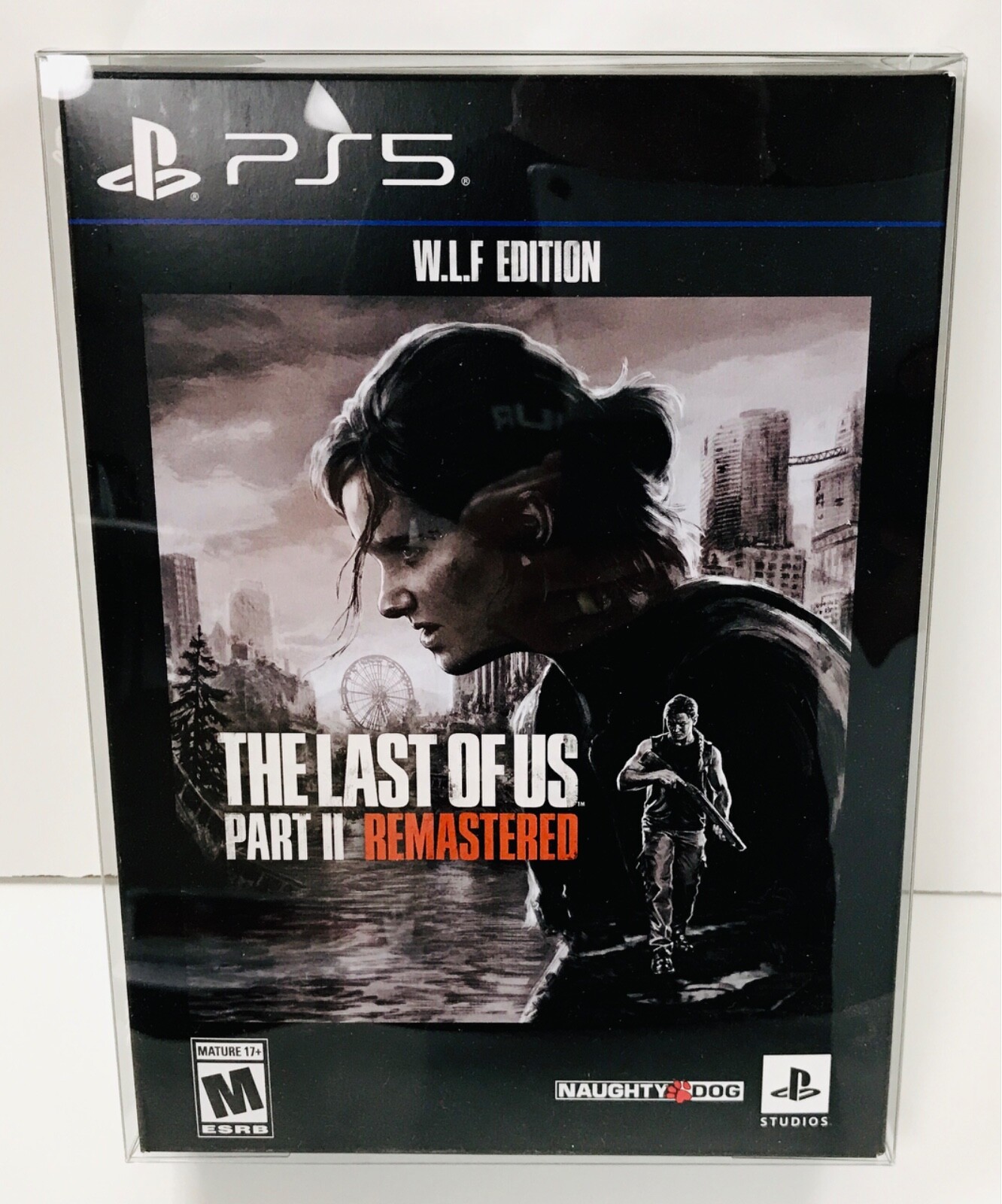 1 Box Protector for THE LAST OF US PART 2 REMASTERED WLF EDITION PS5 SE Clear