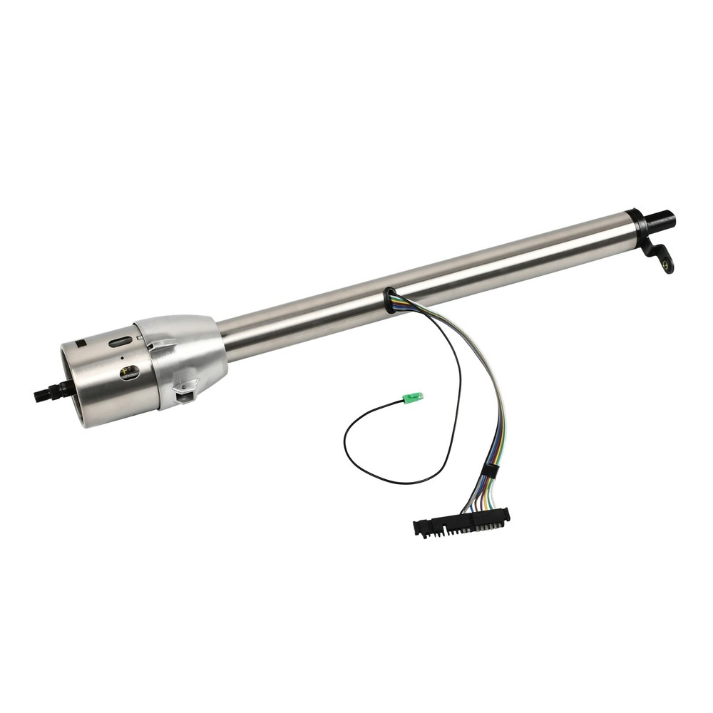 Universal 32" Stainless Steel Tilt Automatic Steering Column & Adapter No Key