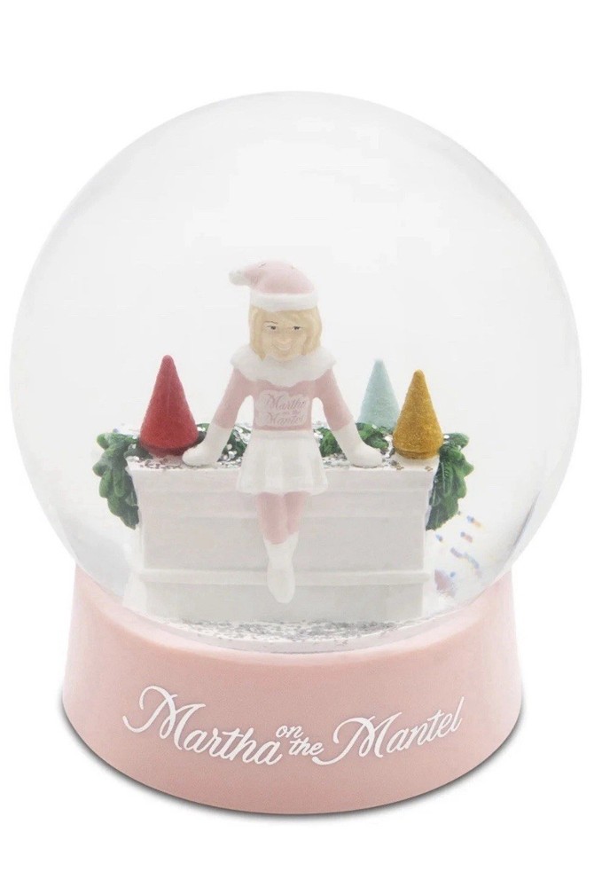 Martha On The Mantel Snow Globe