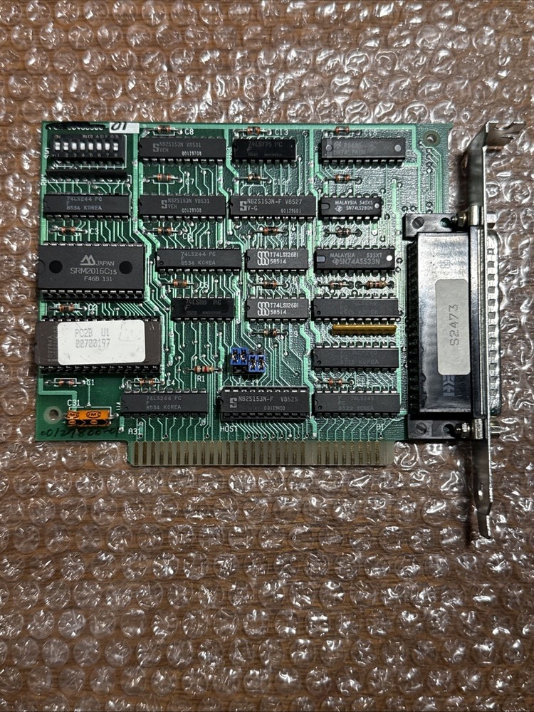 IOMEGA PC2/PC2B SCSI INTERFACE CARD FOR BERNOULI DRIVES, TESTED