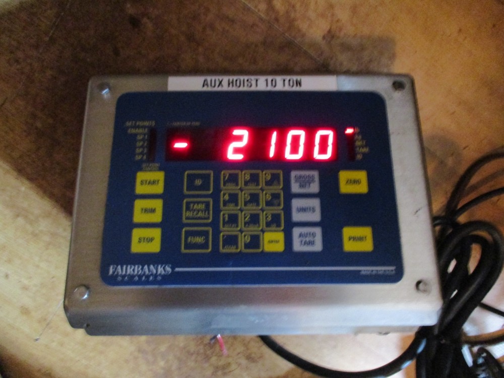 FAIRBANKS Digital Weight Scale Indicator Panel Controller H90-5200-A Display