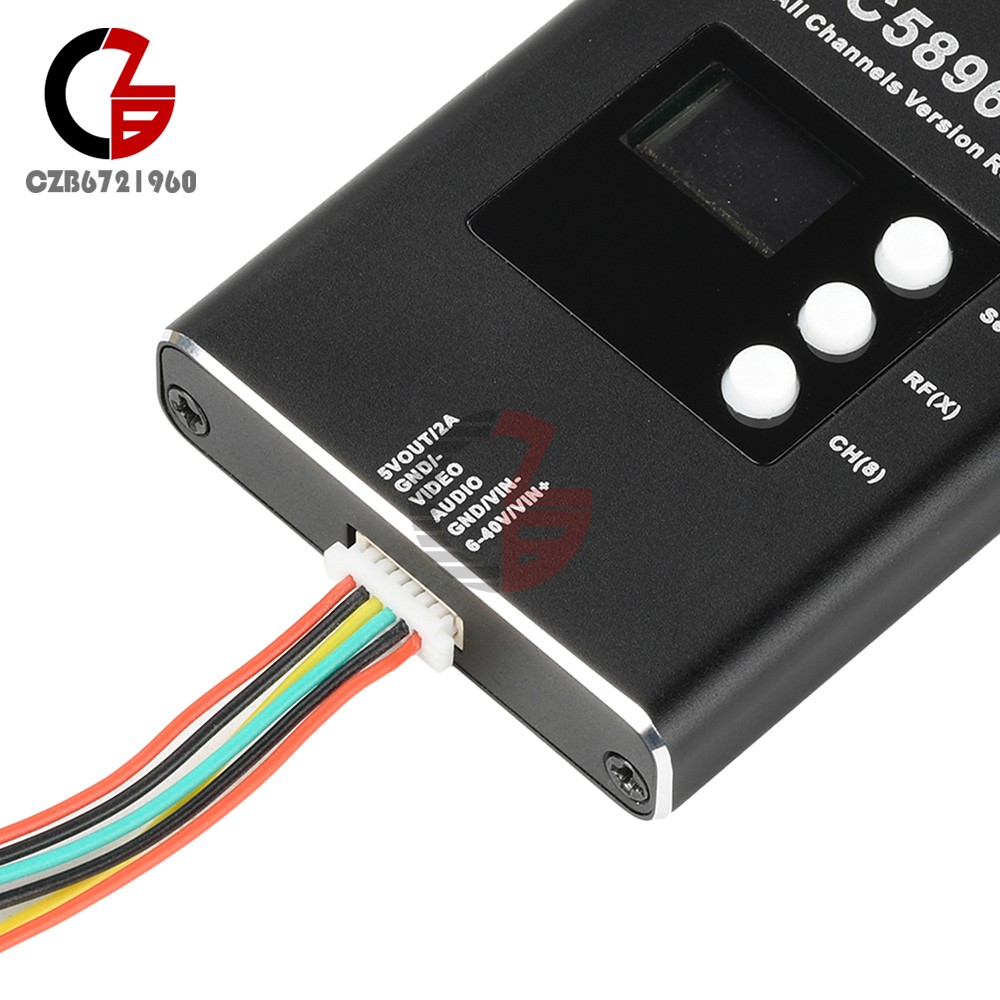 DC6-40V RC5896S Receiver 5.8GHz Video Receiver Compatible 5.8G Image Transmitter